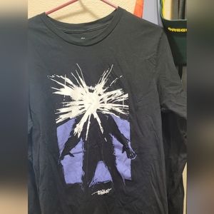 Black long sleeve THE THING tee
